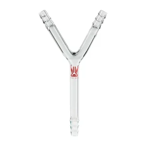 CS Labglass Y-shaped three-way connecting pipe, Tube outer diameter φ9mm φ10mm, TUBE, CONNECTING, Y-SHAPE Tubing, Borosilicate glass, CS-T11