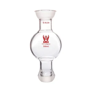 CS Labglass Solvent storage bottle for chromatography, Spherical milling joint 35/20, Capacity 100mL~1000mL, CHROMATOGRAPHY RESERVOIR, Borosilicate glass, CS-C19